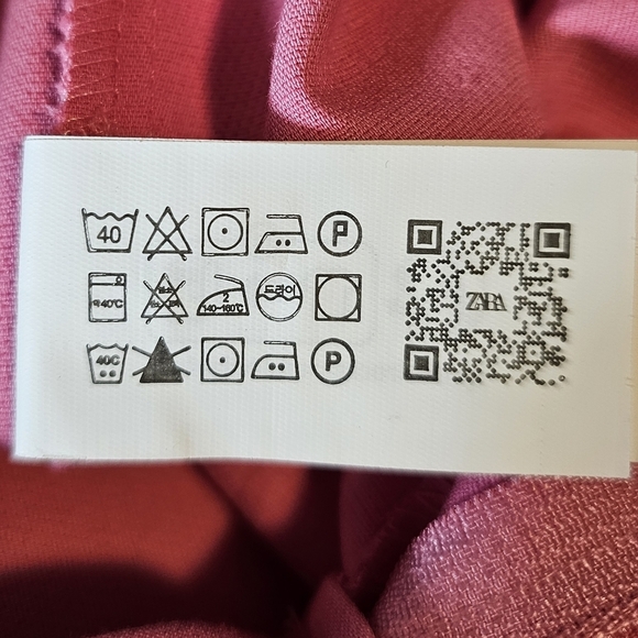 Zara Women's Pink Mini Flare Pants SMALL - Picture 11 of 12